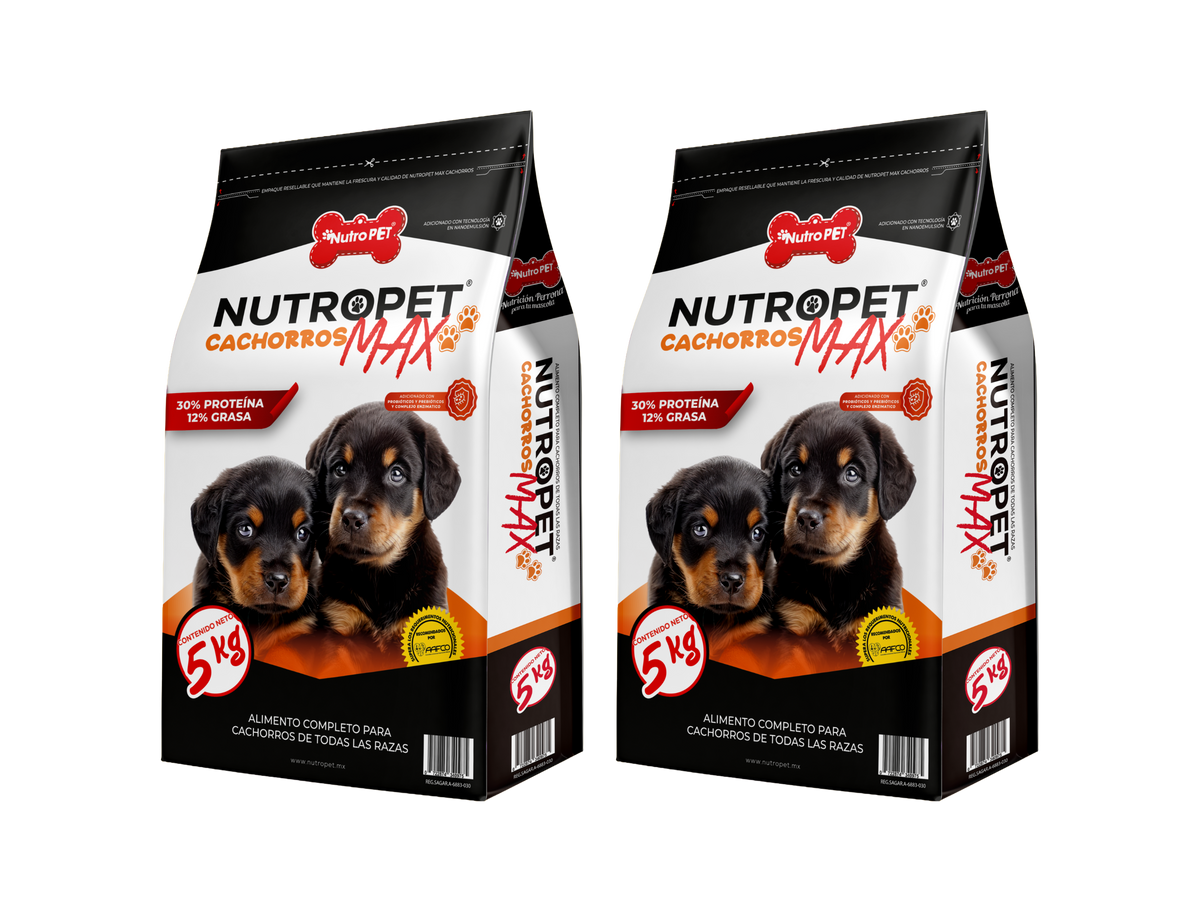 2 PACK NutroPET MAX CACHORROS - 5KG