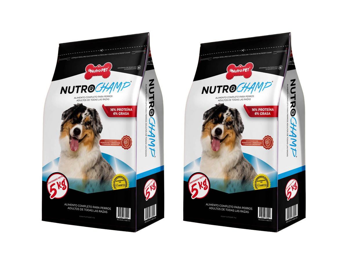 2 PACK NutroCHAMP - 5KG