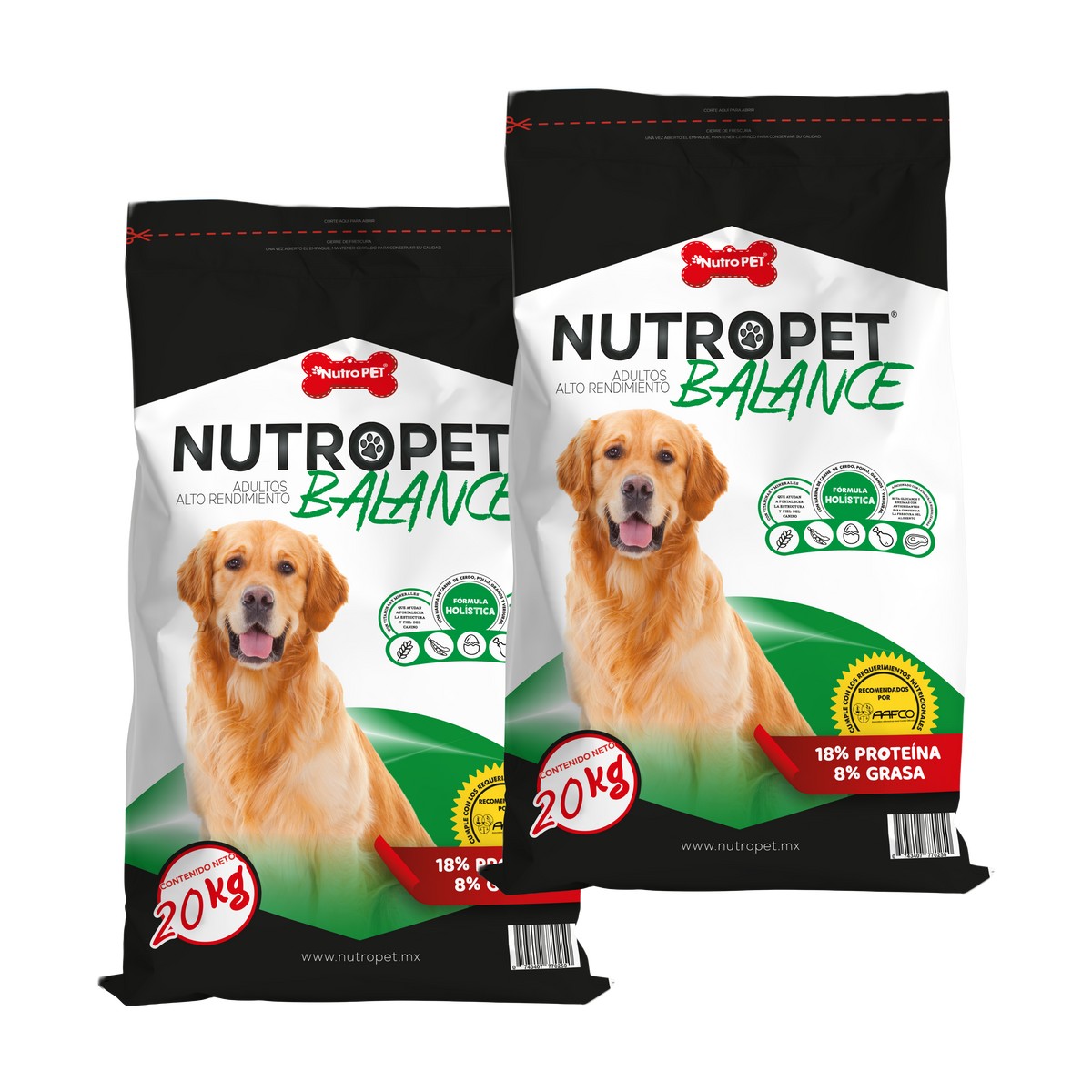 2 PACK NutroPET BALANCE - 20KG