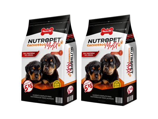 2 PACK NutroPET MAX CACHORROS - 5KG