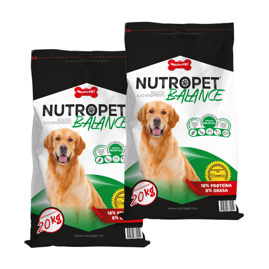 2 PACK NutroPET BALANCE - 20KG