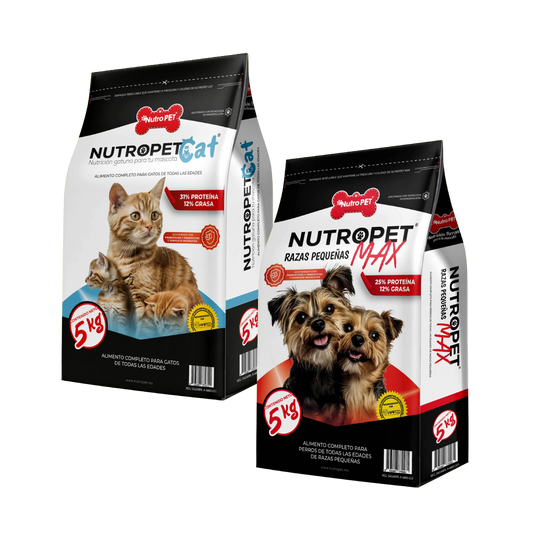 📦 Pack Premium Max: NutroPET Cat + NutroPET Max (5kg c/u)
