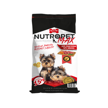 NutroPET MAX RAZAS PEQUEÑAS - 15KG